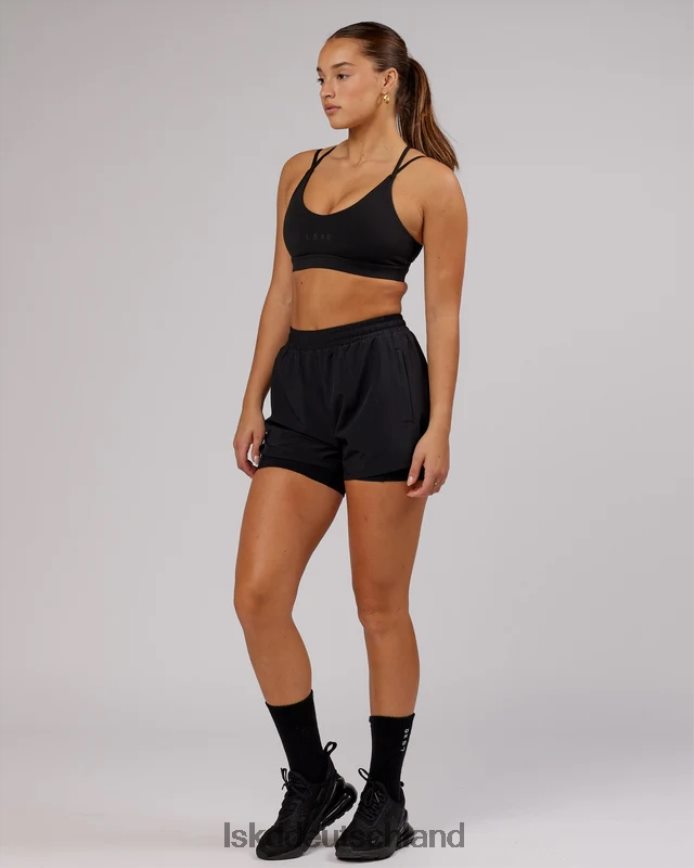Frauen LSKD Challenger Liner Run Short – Schwarz Bekleidung VD2NLV782
