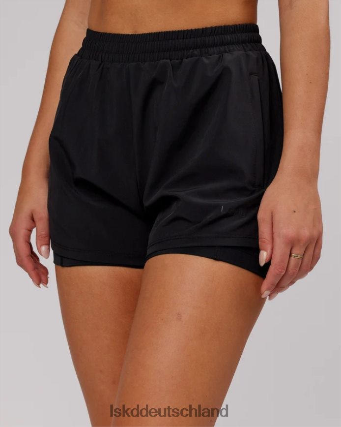 Frauen LSKD Challenger Liner Run Short – Schwarz Bekleidung VD2NLV782