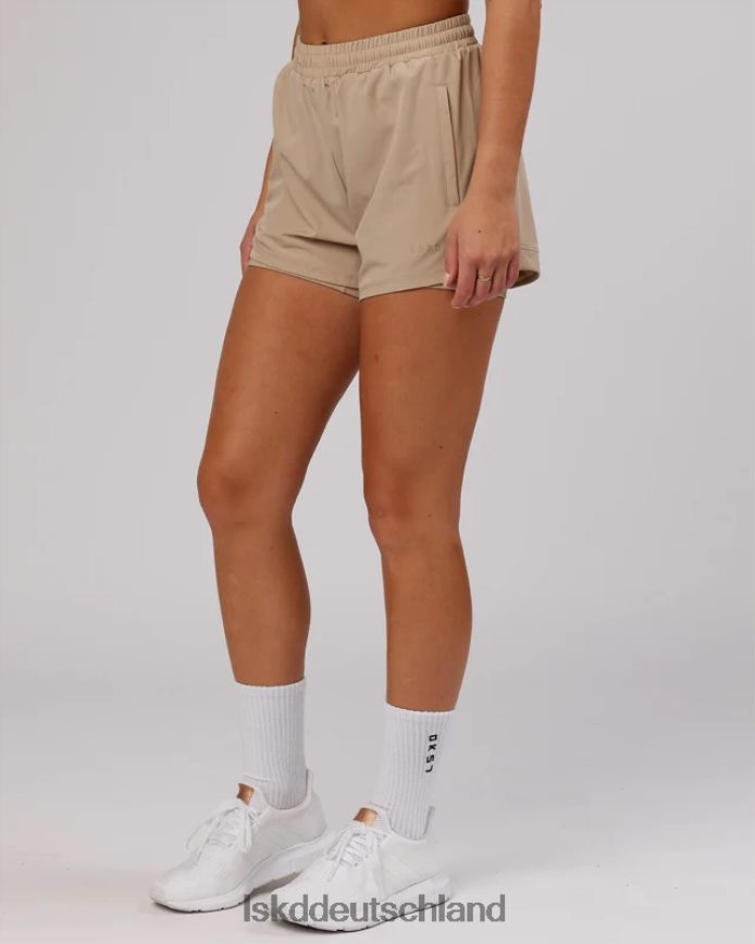 Frauen LSKD Challenger Liner Run Short – Taupe Bekleidung VD2NLV783