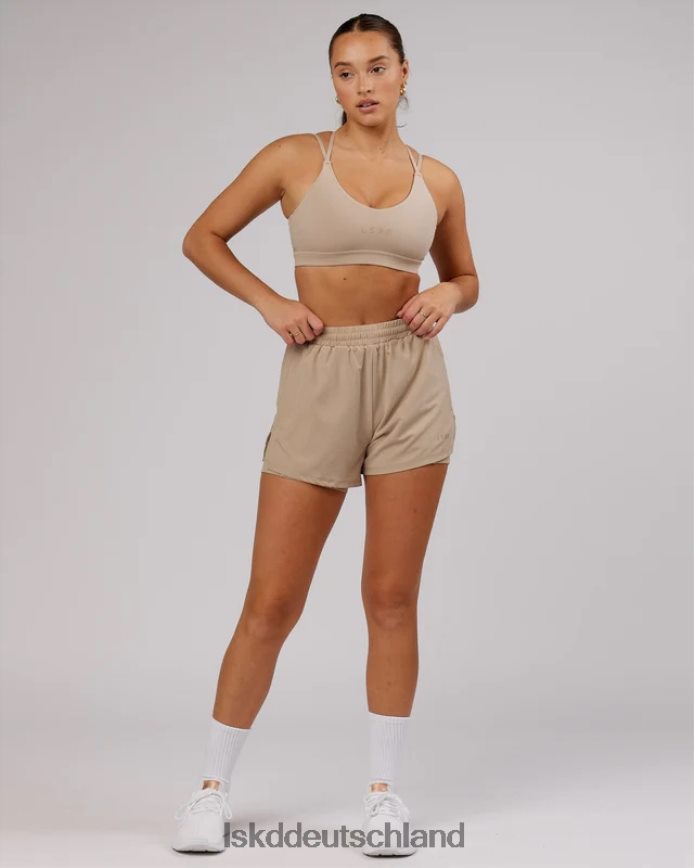 Frauen LSKD Challenger Liner Run Short – Taupe Bekleidung VD2NLV783