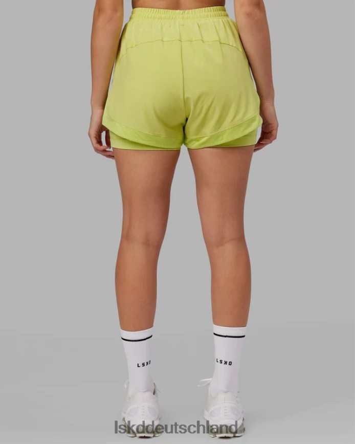 Frauen LSKD Challenger Liner Run Short – Zitrusgrün Bekleidung VD2NLV788