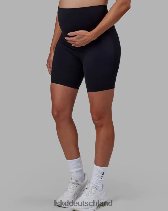 Frauen LSKD Elixir Umstandsshorts in mittlerer Länge – Schwarz Bekleidung VD2NLV585