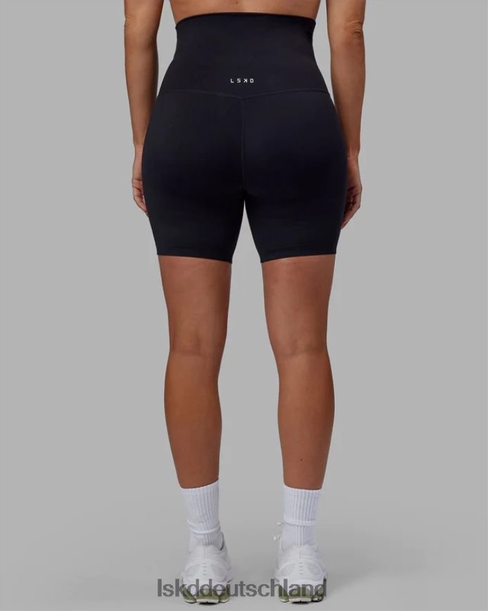 Frauen LSKD Elixir Umstandsshorts in mittlerer Länge – Schwarz Bekleidung VD2NLV585