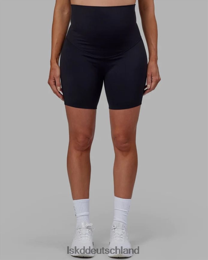 Frauen LSKD Elixir Umstandsshorts in mittlerer Länge – Schwarz Bekleidung VD2NLV585