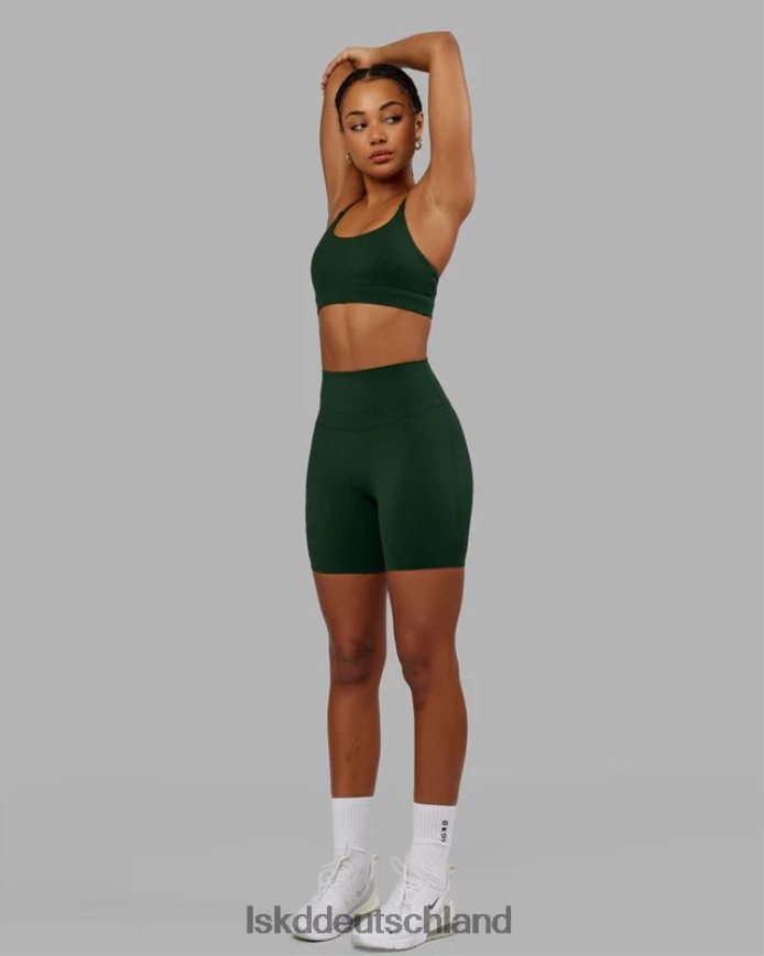 Frauen LSKD Elixir mittellange Shorts – Efeugrün Bekleidung VD2NLV663