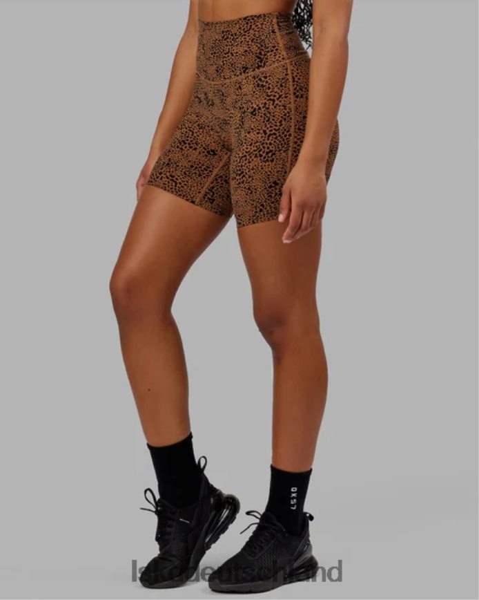 Frauen LSKD Elixir mittellange Shorts – agiler Kameldruck Bekleidung VD2NLV673