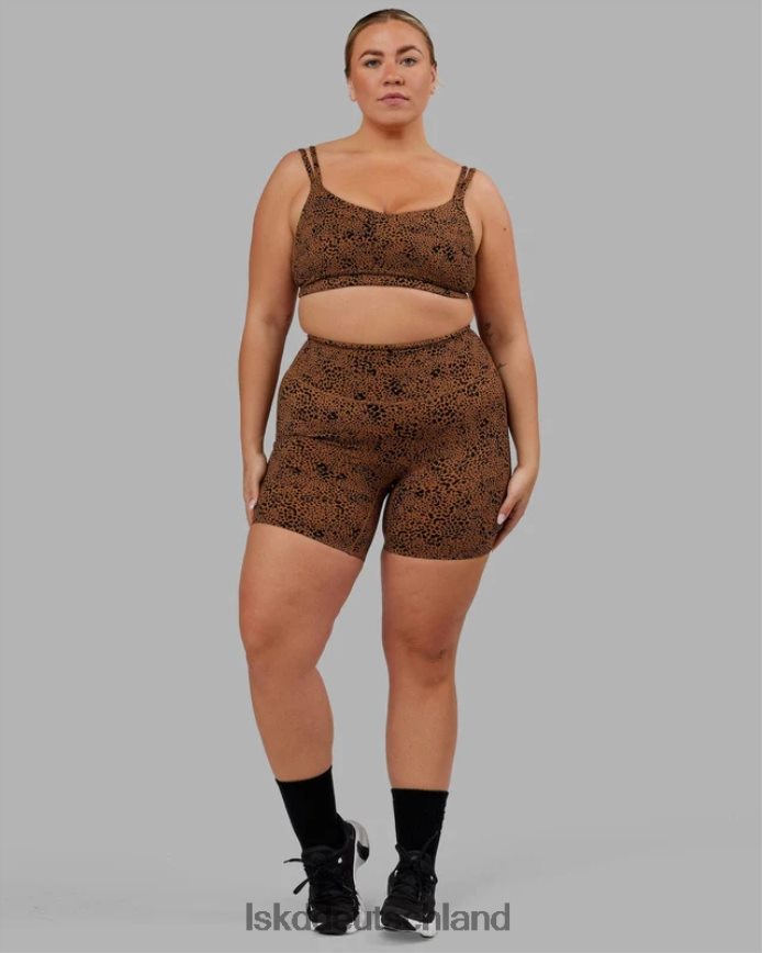 Frauen LSKD Elixir mittellange Shorts – agiler Kameldruck Bekleidung VD2NLV673