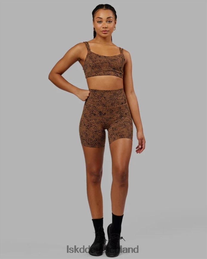 Frauen LSKD Elixir mittellange Shorts – agiler Kameldruck Bekleidung VD2NLV673