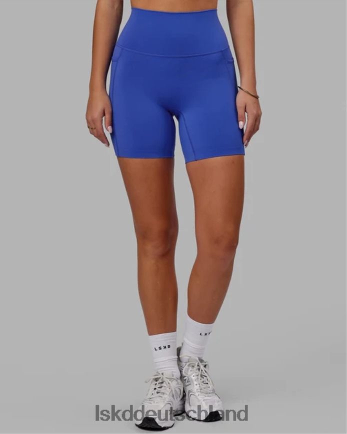 Frauen LSKD Elixir mittellange Shorts mit Taschen – Power Cobalt Bekleidung VD2NLV576