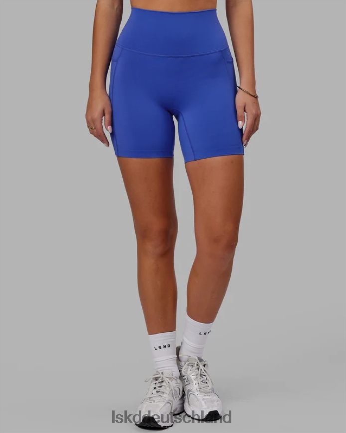 Frauen LSKD Elixir mittellange Shorts mit Taschen – Power Cobalt Bekleidung VD2NLV576