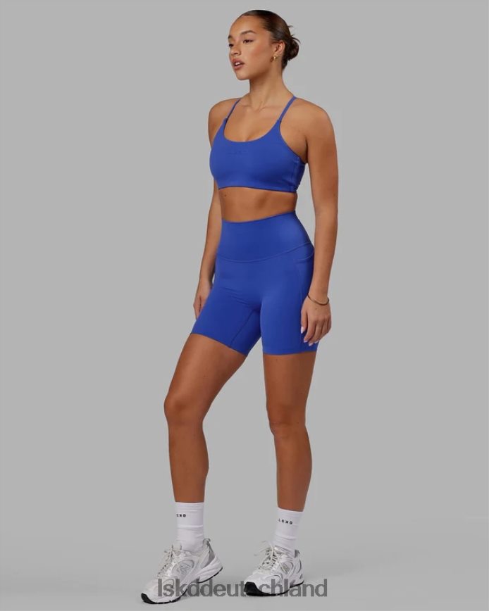 Frauen LSKD Elixir mittellange Shorts mit Taschen – Power Cobalt Bekleidung VD2NLV576
