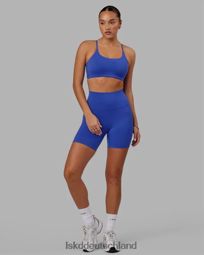 Frauen LSKD Elixir mittellange Shorts mit Taschen – Power Cobalt Bekleidung VD2NLV576
