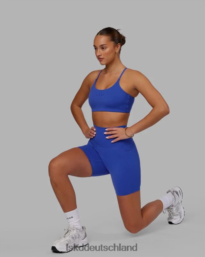 Frauen LSKD Elixir mittellange Shorts mit Taschen – Power Cobalt Bekleidung VD2NLV576