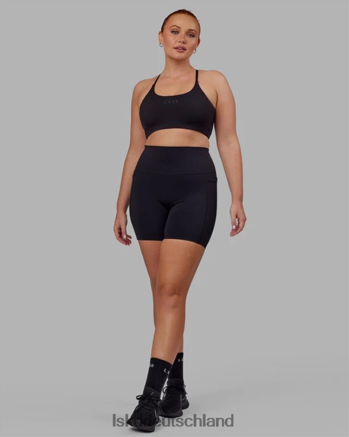 Frauen LSKD Elixir mittellange Shorts mit Taschen – Schwarz Bekleidung VD2NLV564
