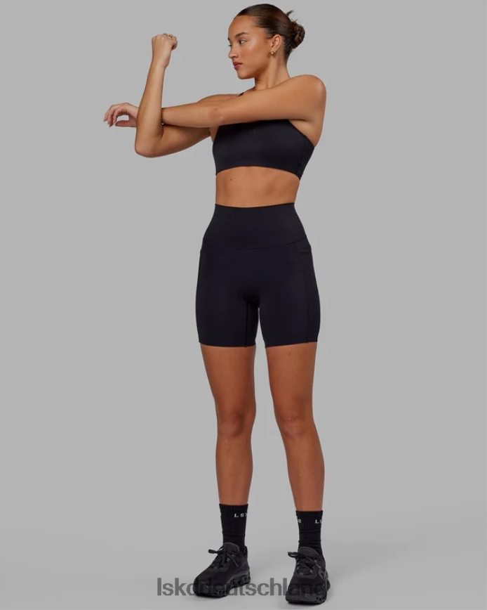 Frauen LSKD Elixir mittellange Shorts mit Taschen – Schwarz Bekleidung VD2NLV564