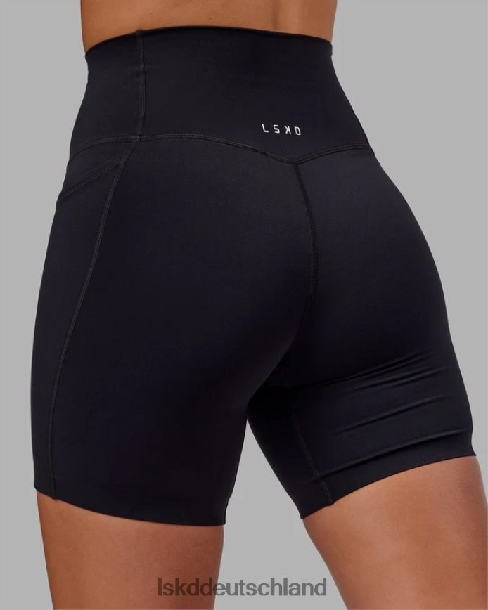 Frauen LSKD Elixir mittellange Shorts mit Taschen – Schwarz Bekleidung VD2NLV564