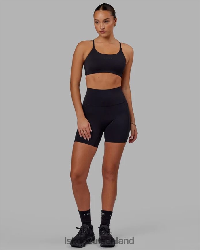 Frauen LSKD Elixir mittellange Shorts mit Taschen – Schwarz Bekleidung VD2NLV564