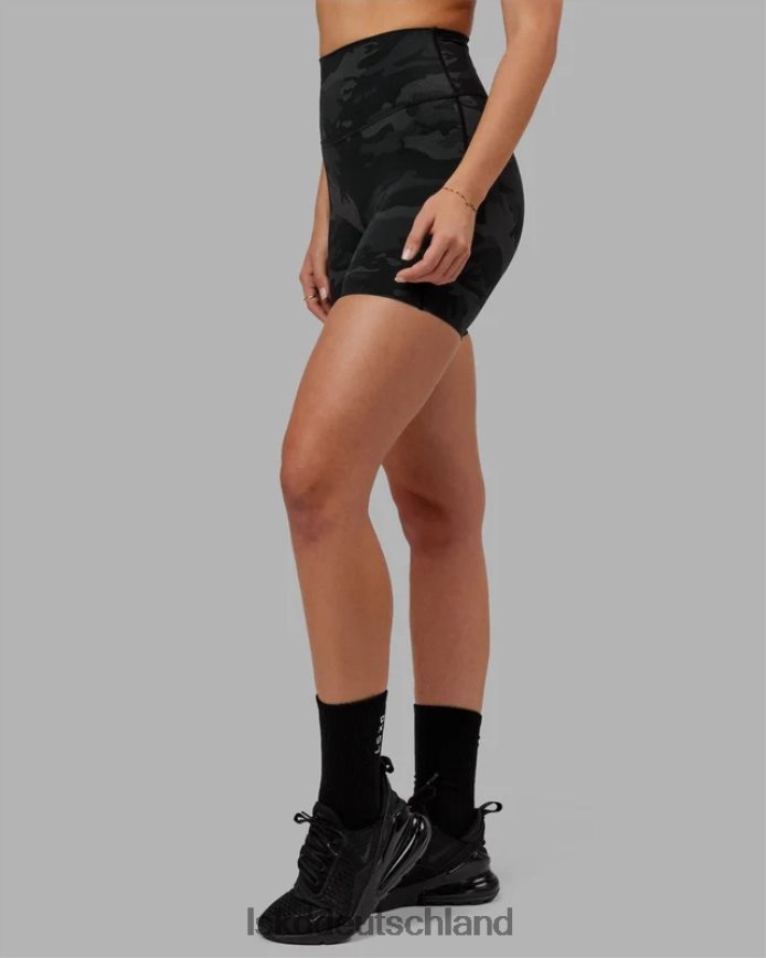 Frauen LSKD Elixir mittellange Shorts – schwarzes Tarnmuster Bekleidung VD2NLV548