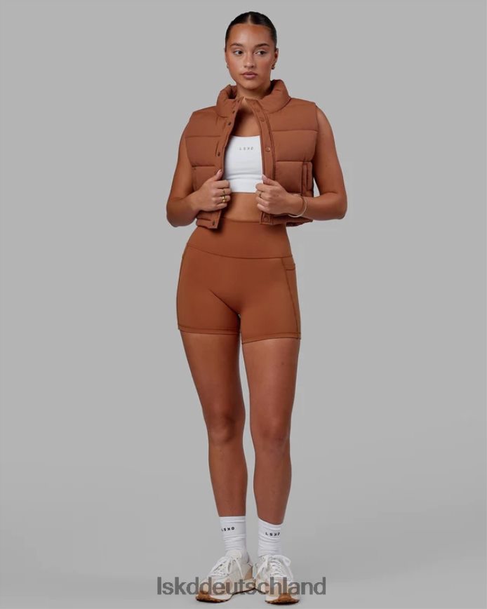 Frauen LSKD Fusion X-Länge kurz – haselnussbraun Bekleidung VD2NLV571