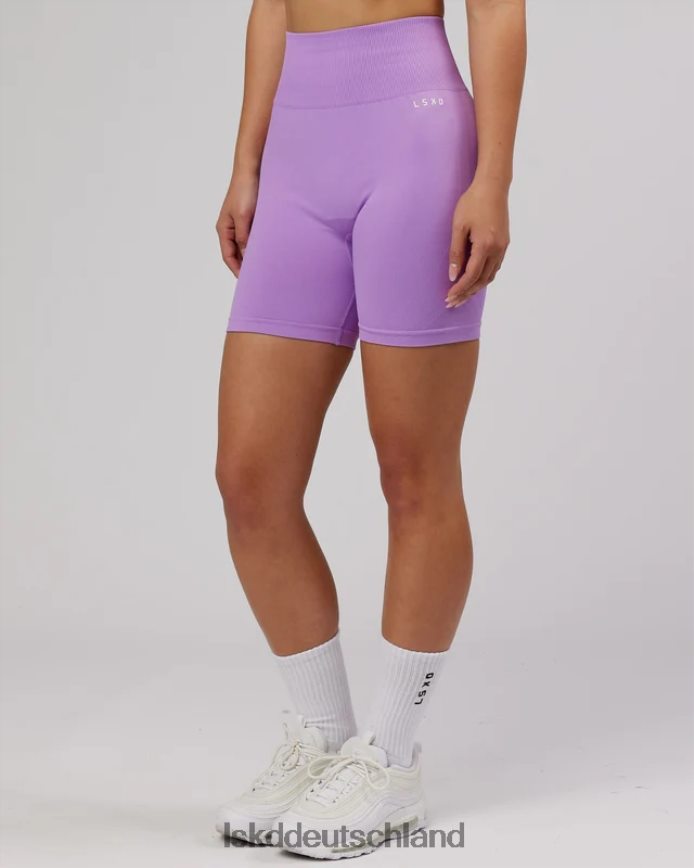 Frauen LSKD Grenzenlose nahtlose mittellange Fahrradshorts – Flieder Bekleidung VD2NLV690