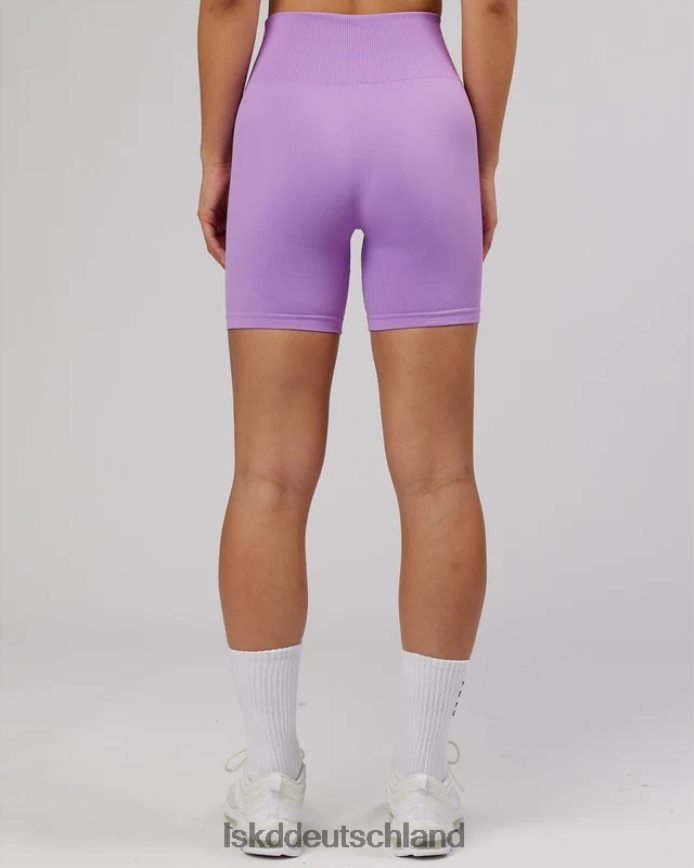 Frauen LSKD Grenzenlose nahtlose mittellange Fahrradshorts – Flieder Bekleidung VD2NLV690