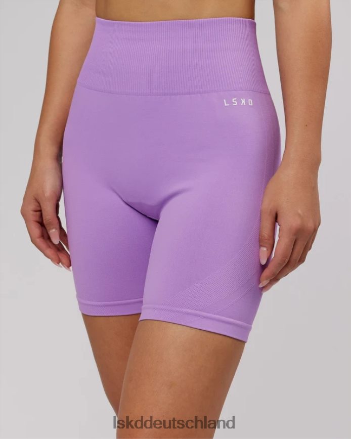 Frauen LSKD Grenzenlose nahtlose mittellange Fahrradshorts – Flieder Bekleidung VD2NLV690