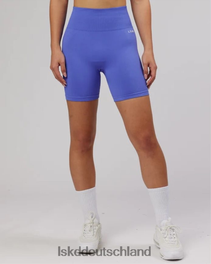 Frauen LSKD Grenzenlose nahtlose mittellange Shorts – Kornblumenblau Bekleidung VD2NLV685
