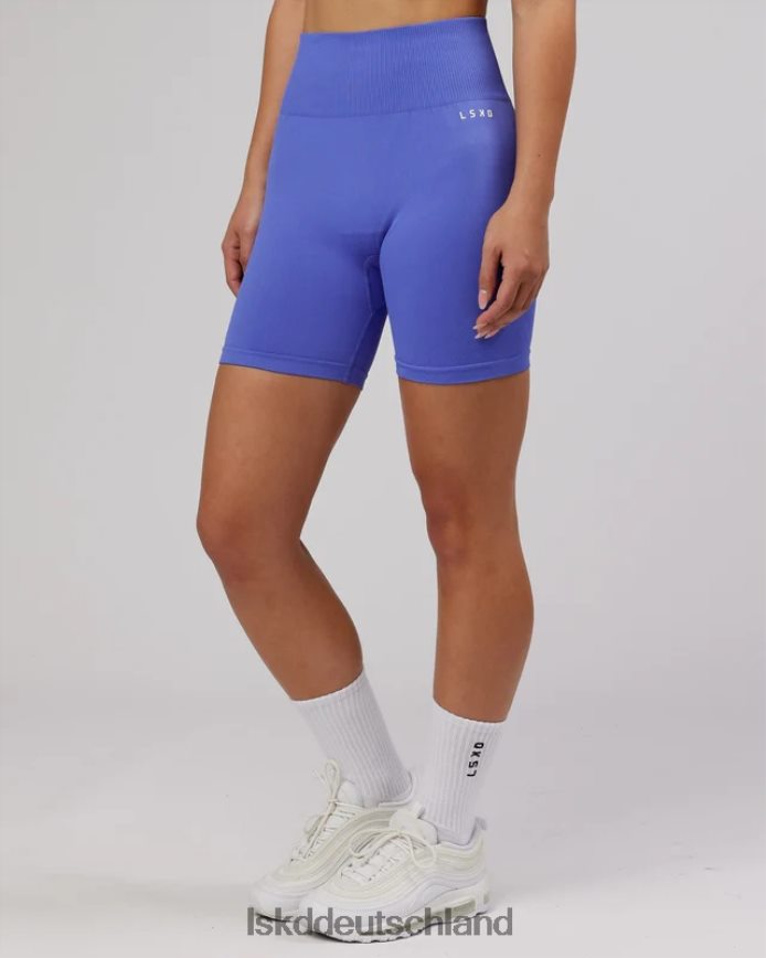 Frauen LSKD Grenzenlose nahtlose mittellange Shorts – Kornblumenblau Bekleidung VD2NLV685