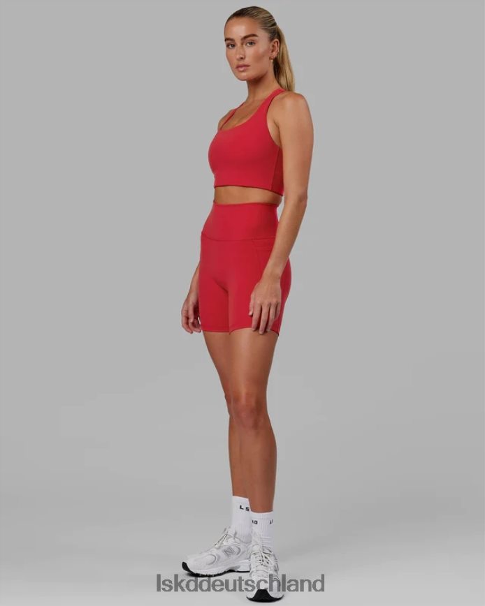 Frauen LSKD Mittellange Fusion-Shorts – Scharlachrot Bekleidung VD2NLV643
