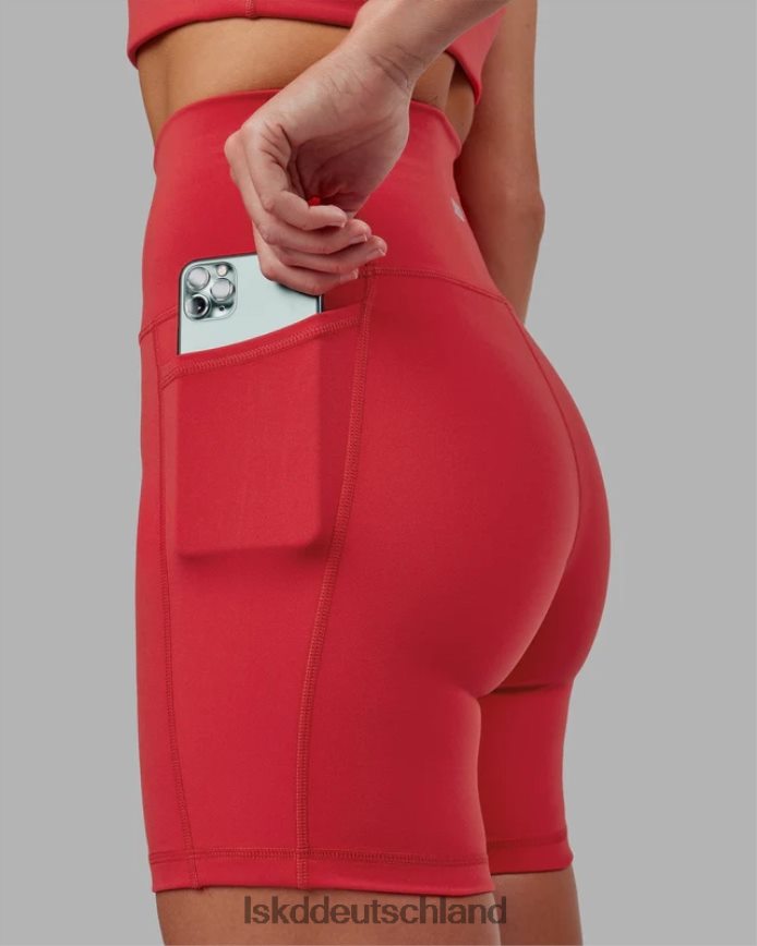 Frauen LSKD Mittellange Fusion-Shorts – Scharlachrot Bekleidung VD2NLV643