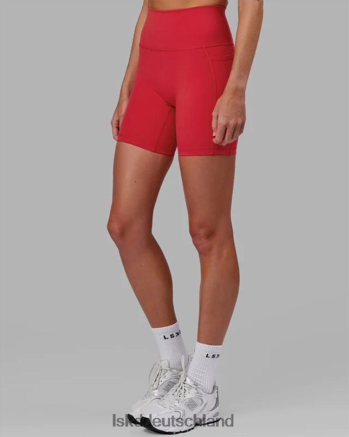 Frauen LSKD Mittellange Fusion-Shorts – Scharlachrot Bekleidung VD2NLV643