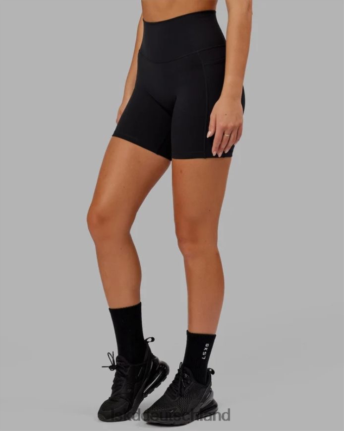 Frauen LSKD Mittellange Fusion-Shorts – Schwarz Bekleidung VD2NLV541