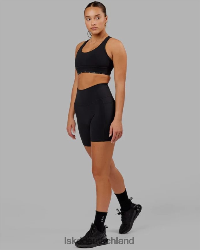 Frauen LSKD Mittellange Fusion-Shorts – Schwarz Bekleidung VD2NLV541