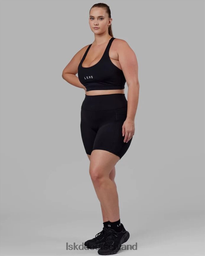 Frauen LSKD Mittellange Fusion-Shorts – Schwarz Bekleidung VD2NLV541