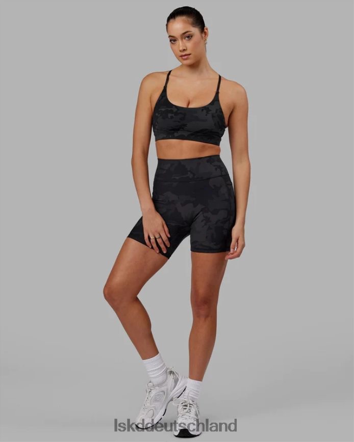 Frauen LSKD Mittellange Fusion-Shorts – schwarzes Tarnmuster Bekleidung VD2NLV556