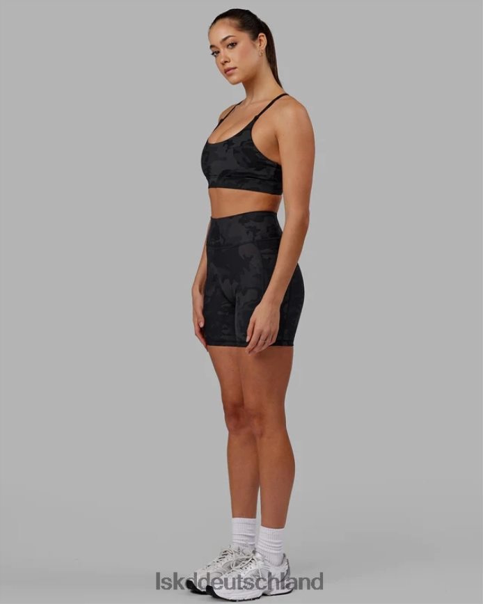 Frauen LSKD Mittellange Fusion-Shorts – schwarzes Tarnmuster Bekleidung VD2NLV556