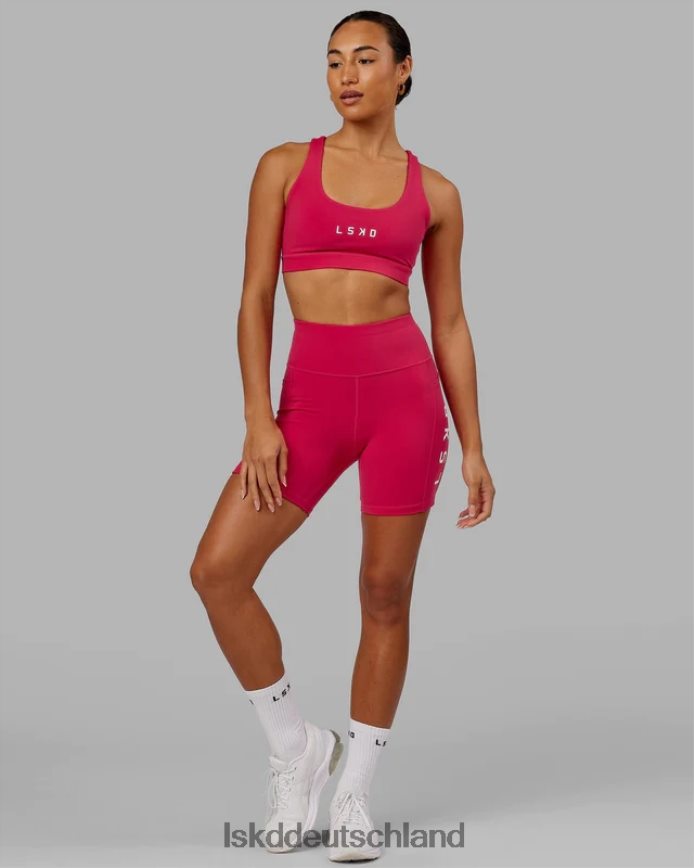 Frauen LSKD Mittellange Rep-Shorts – Boysenberry Bekleidung VD2NLV624