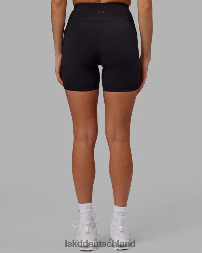 Frauen LSKD Mittellange Rep-Shorts – Schwarz-Azurblau Bekleidung VD2NLV616