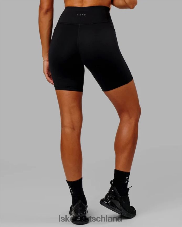 Frauen LSKD Mittellange Rep-Shorts – Schwarz-Boysenberry Bekleidung VD2NLV587