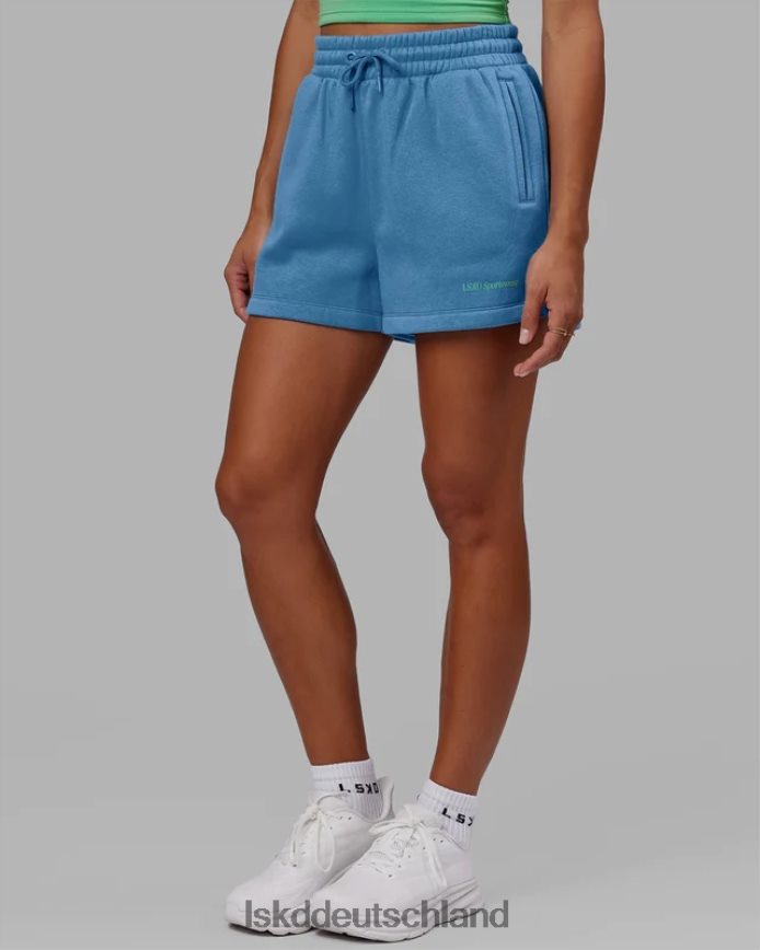 Frauen LSKD Motion Lounge-Shorts – Azurblau Bekleidung VD2NLV796