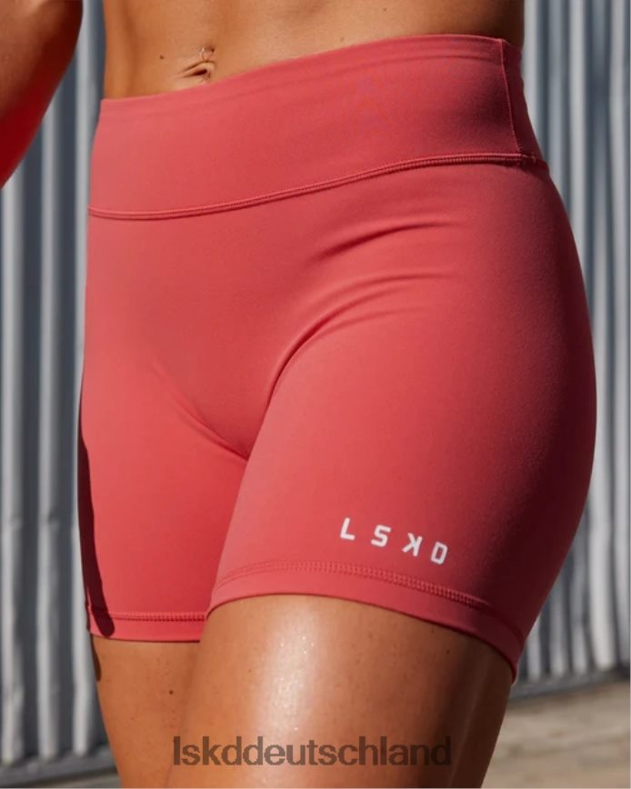 Frauen LSKD RXD mittellange Shorts – Mineralrot Bekleidung VD2NLV528