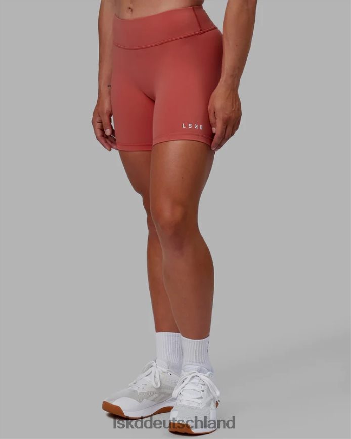 Frauen LSKD RXD mittellange Shorts – Mineralrot Bekleidung VD2NLV528