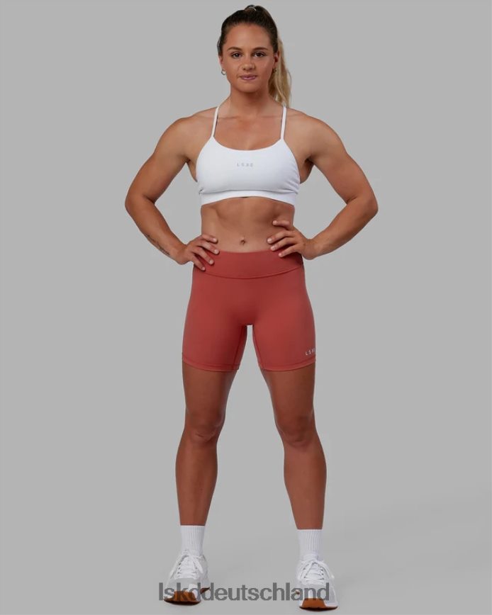 Frauen LSKD RXD mittellange Shorts – Mineralrot Bekleidung VD2NLV528