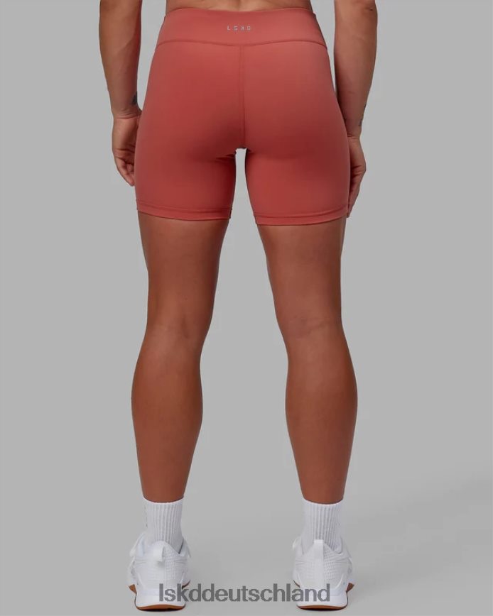 Frauen LSKD RXD mittellange Shorts – Mineralrot Bekleidung VD2NLV528