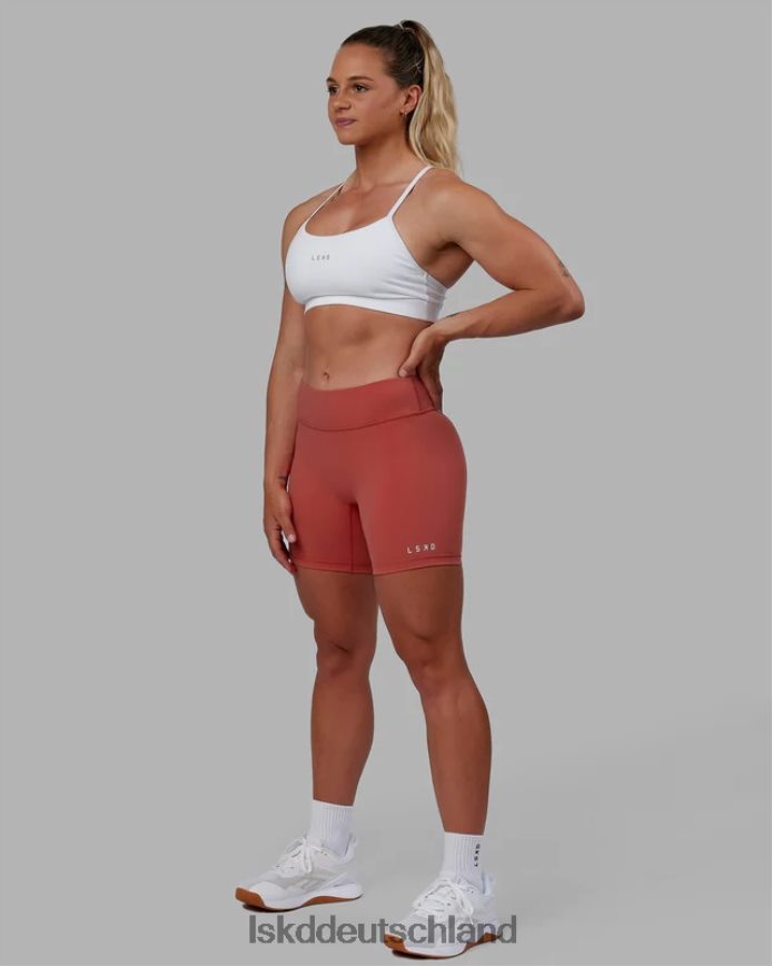 Frauen LSKD RXD mittellange Shorts – Mineralrot Bekleidung VD2NLV528