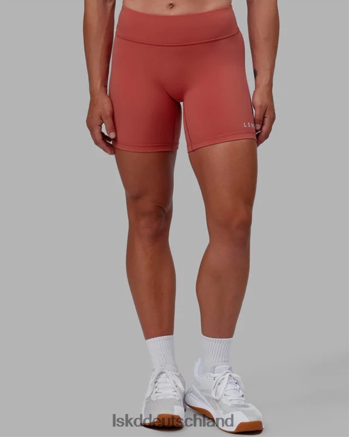 Frauen LSKD RXD mittellange Shorts – Mineralrot Bekleidung VD2NLV528
