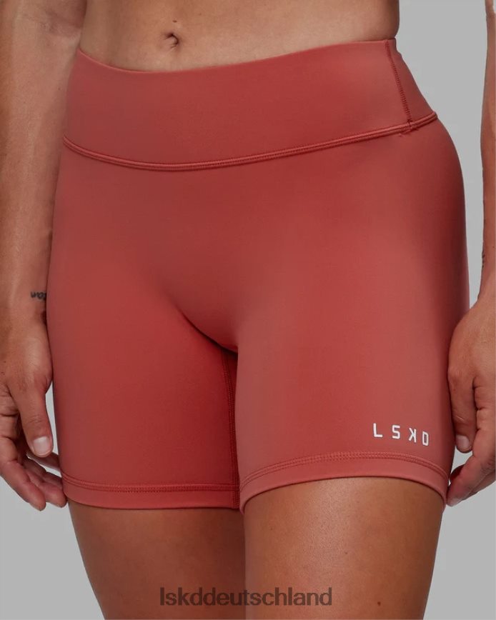 Frauen LSKD RXD mittellange Shorts – Mineralrot Bekleidung VD2NLV528