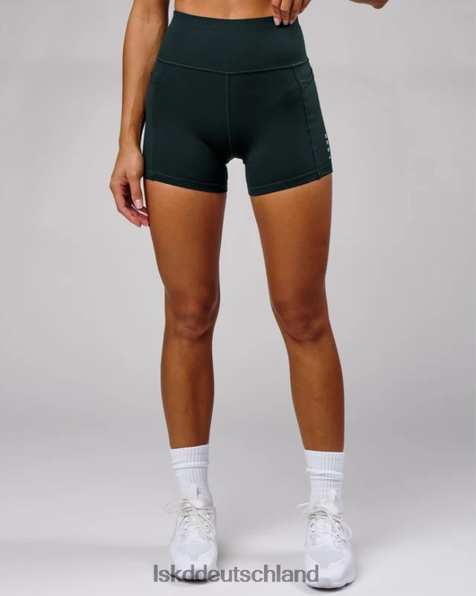 Frauen LSKD Rep-Shorts in X-Länge – tiefes Blaugrün Bekleidung VD2NLV691
