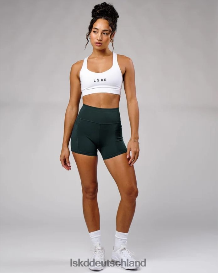 Frauen LSKD Rep-Shorts in X-Länge – tiefes Blaugrün Bekleidung VD2NLV691