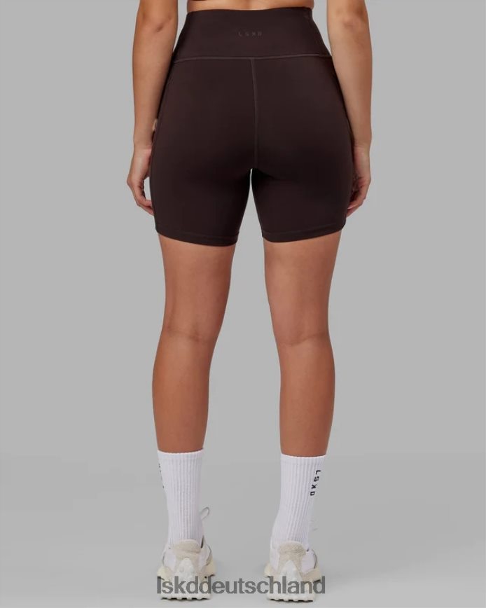 Frauen LSKD Rep-Shorts in mittlerer Länge – dunkles Walnussholz Bekleidung VD2NLV515